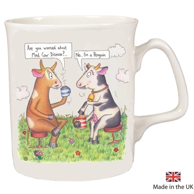 Bone China Mad Cow Mug Bone China Mad Cow Mug