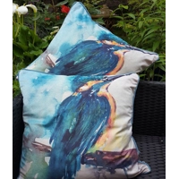 Kingfisher Filled Cushion