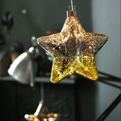 Twilight Glass Star Pendant Light Twilight Glass Star Pendant Light