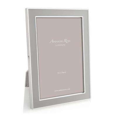 Enamel & Silver 5x7 Photo Frame Chiffon Enamel & Silver 5x7 Photo Frame Chiffon