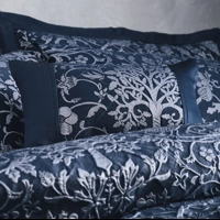 Arden King Jacquard Duvet Set Midnight