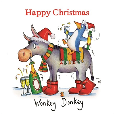 Christmas Card Wonkey Donkey Christmas Card Wonkey Donkey