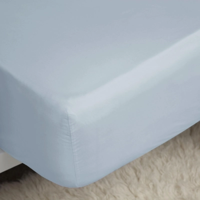 400TC Superking Fitted Extra Deep Sheet Duckegg Egyptian Cotton Sateen