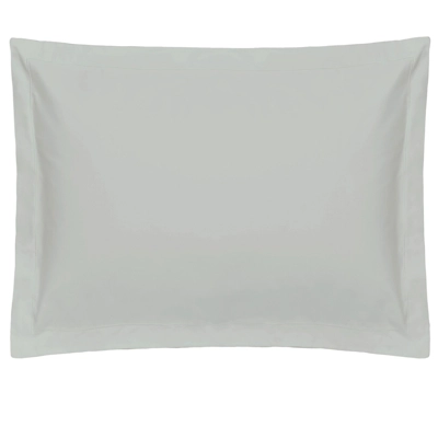 400TC Oxford Pillowcase Platinum Silver Grey Egyptian Cotton Sateen