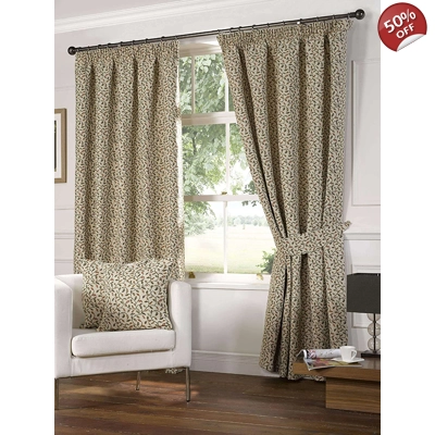 Laurel 46x72 Woven Curtains Terracotta Laurel 46x72 Woven Curtains Terracotta