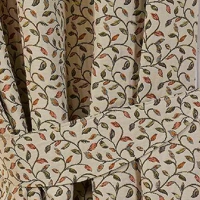 Laurel 46x72 Woven Curtains Terracotta