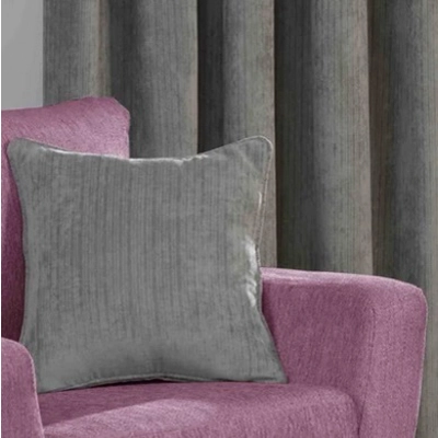 Harper Feather Filled Cushion Silver Grey Harper Feather Filled Cushion Silver Grey