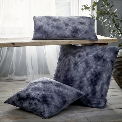 Mali Tie Dyed Waffle Square Cushion