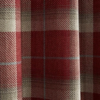 Dundee 90x72 Blackout Lined Eyelet Curtains Red