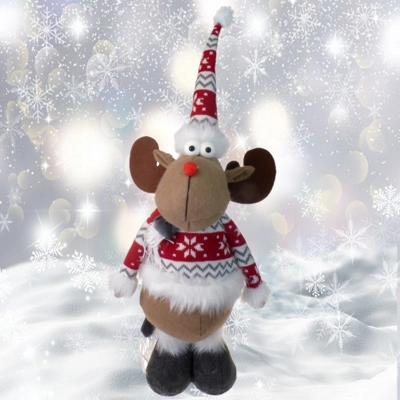 Reindeer with Telescopic Legs Red 75cm