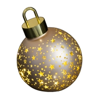 LED Giant Bauble Matt Gold