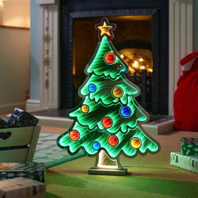 Infinity Looking Glass Bauble Christmas Tree Large