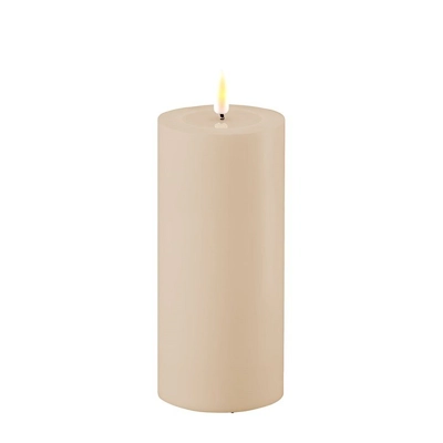 LED Outdoor Candle Sand Large