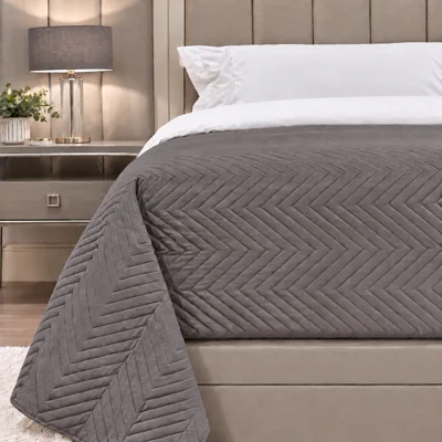 Amelle Slate Quilted Be..