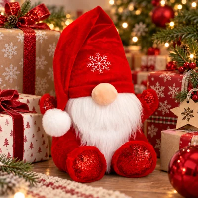 Christmas Gonk Red