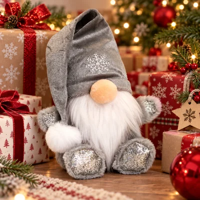Christmas Gonk Grey