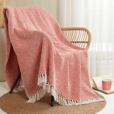 Doncaster Large Throw Terracotta Doncaster Large Throw Terracotta