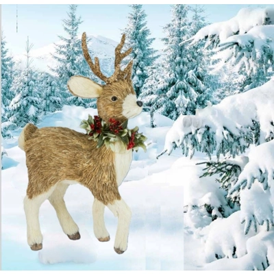 Straw Reindeer Biossom