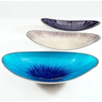 Aluminium Enamelled Boat Bowl Silver
