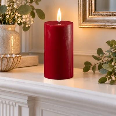 LED Candle Bordeaux Large