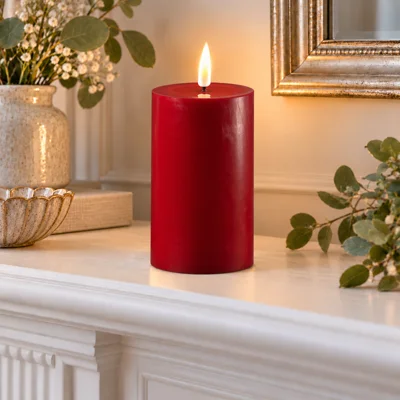 LED Candle Bordeaux Medium