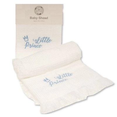 Baby Shawl - Little Prince Baby Shawl - Little Prince