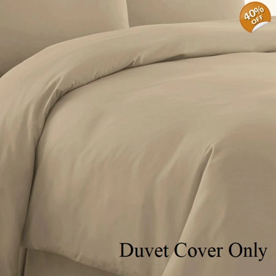 Egyptian Cotton King Duvet Cover Latte Egyptian Cotton King Duvet Cover Latte