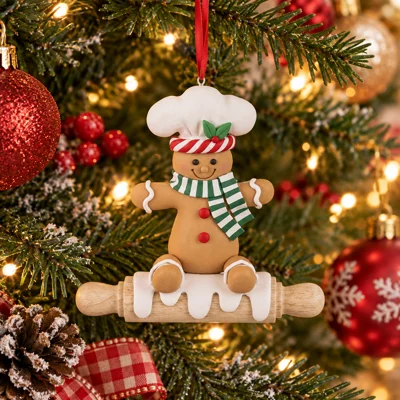 Gingerbread Chef Pendant