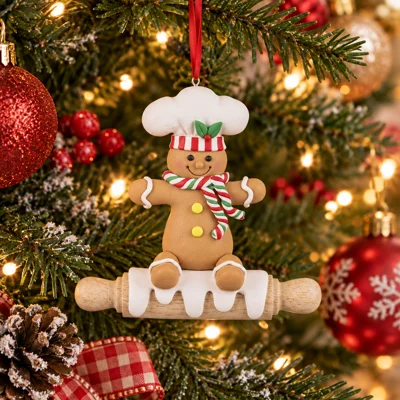 Gingerbread Chef Pendant