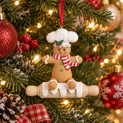 Gingerbread Chef Pendant
