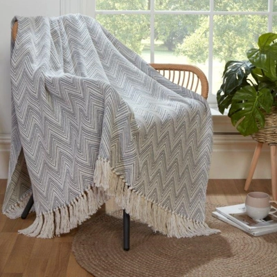 Chester Throw Large Grey Chester Throw Large Grey