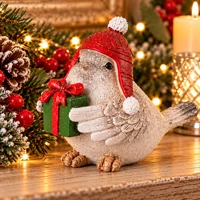 Christmas Bird with Present