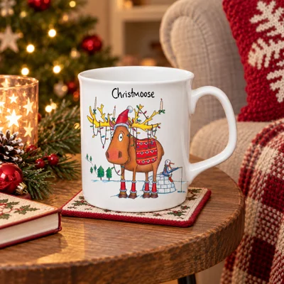 Christmas Mug Happy Christmoose