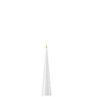 LED Candle White Cone Candle Small