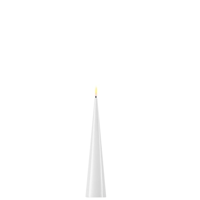 LED Candle White Cone Candle Small