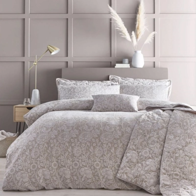 Asterales King Jacquard Duvet Set Natural Asterales King Jacquard Duvet Set Natural