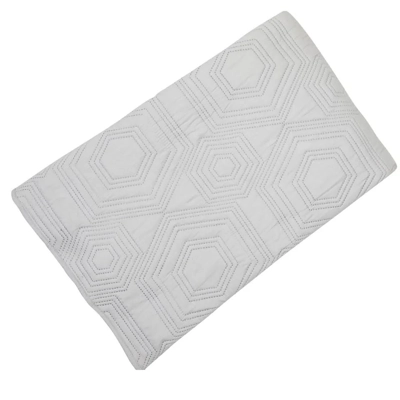 Dorchester Silver King Quilted Bedspread Throw Dorchester Silver King Quilted Bedspread Throw