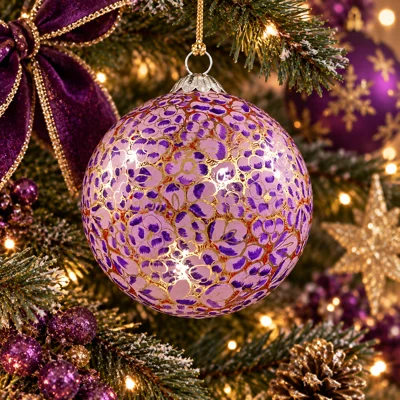 Artisan Handcrafted Bauble Enchanted Purple