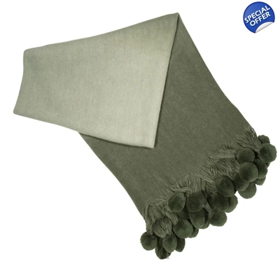Pom Pom Throw Forest