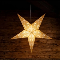 Firework Natural Lantern