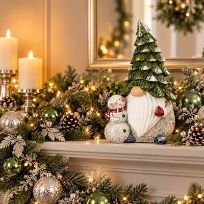 Fir Tree Gonk With Snowman