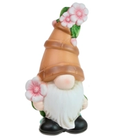 Flower Pot Gnome Small Pink