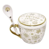 Frosty Christmas Mug & Spoon