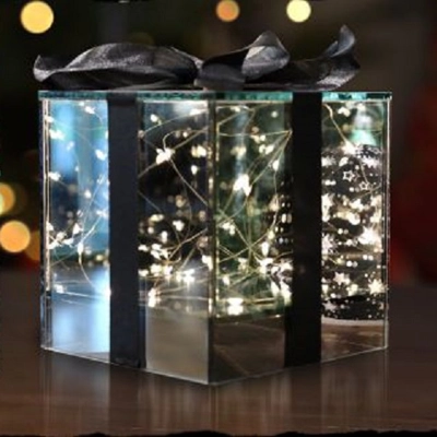 LED Mirror Glass Light Up Gift Box Large LED Mirror Glass Light Up Gift Box Large