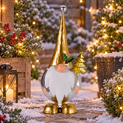 Wonky Gonky Holding Tree Metal Garden Stake