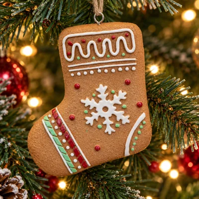 Gingerbread Stocking Pendant