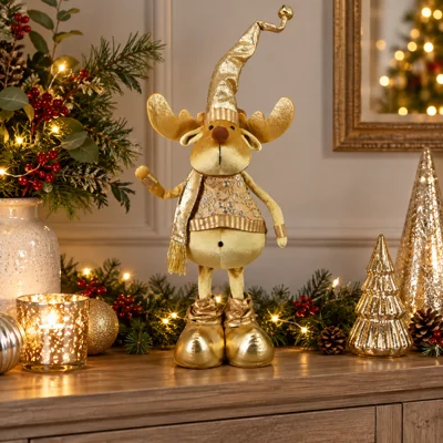 Golden Reindeer Standing