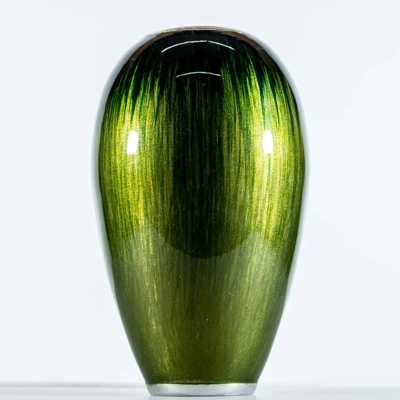 Aluminium Enamelled Medium Vase Green Aluminium Enamelled Medium Vase Green