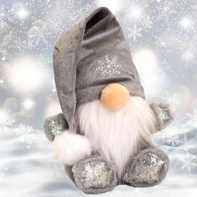 Christmas Gonk Grey Christmas Gonk Grey