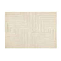 Linear 160x230cm Wool Rug Pristine